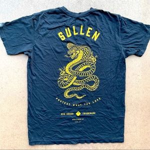 ☠️ SULLEN ART MENS BLACK COBRA TSHIRT SZ:M NWOT🏷